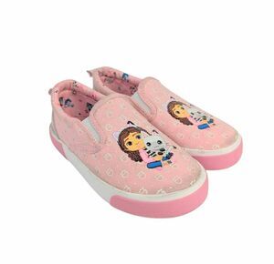 Ground UP Gabby's dollhouse Pink canvas slip on sneaker toddler girls 12